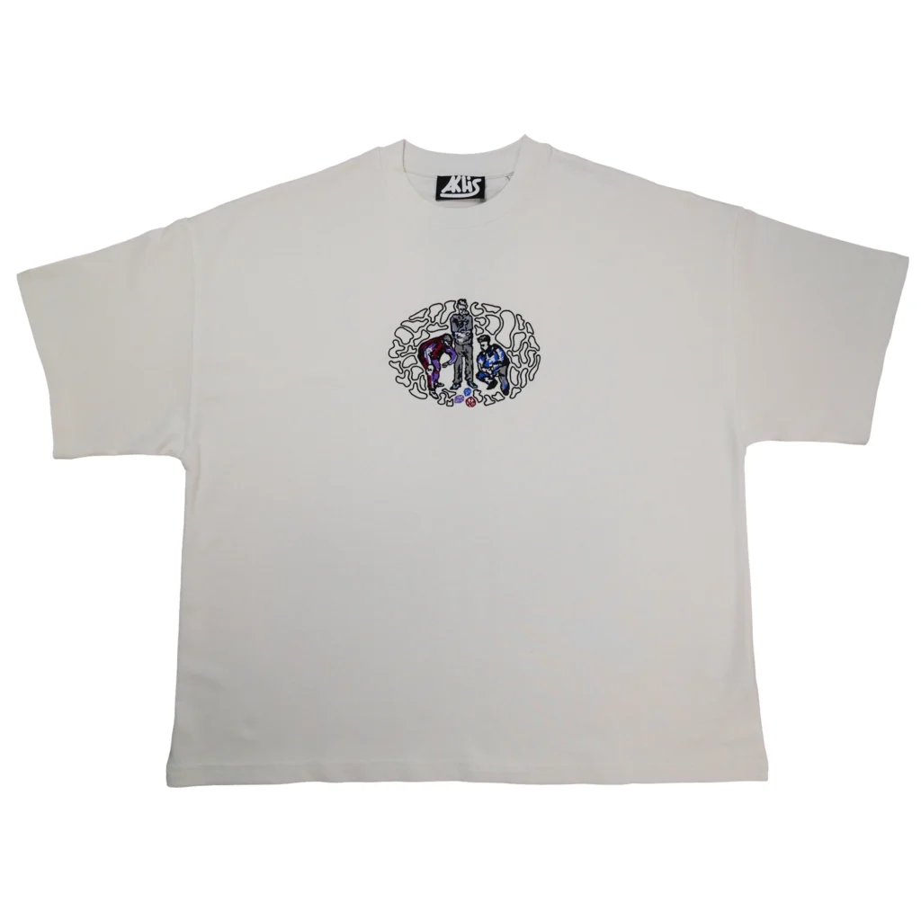 Produktfoto T-Shirt Dice Drop Design Bestickt Embroidery